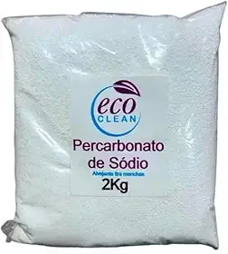 Percarbonato de Sódio Puro, Produto de Limpeza Geral, Alvejante para Roupas Brancas, 2kg em Pó