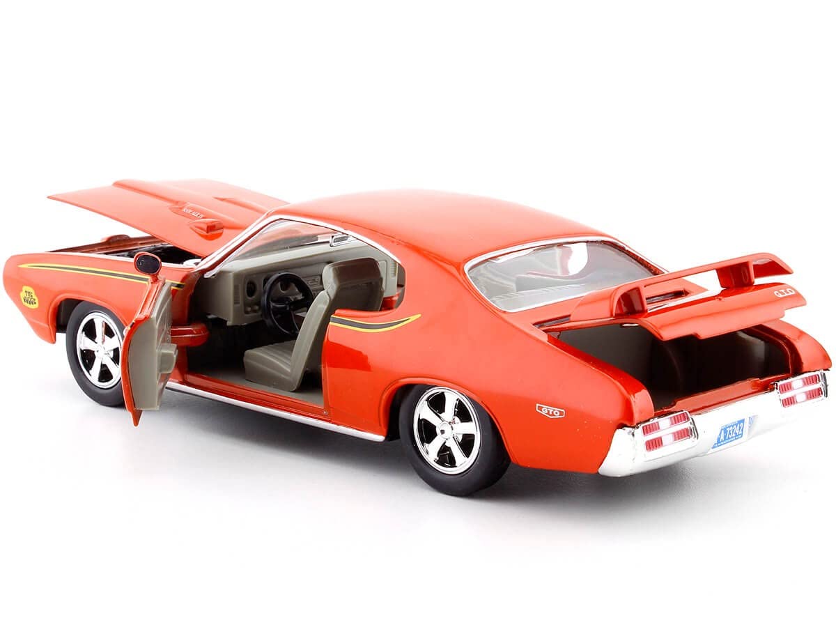 スロットカー 1/24 scale model Amazon.com: 1969 Pontiac GTO, Orange, 1/24 Scale Diecast Model Toy