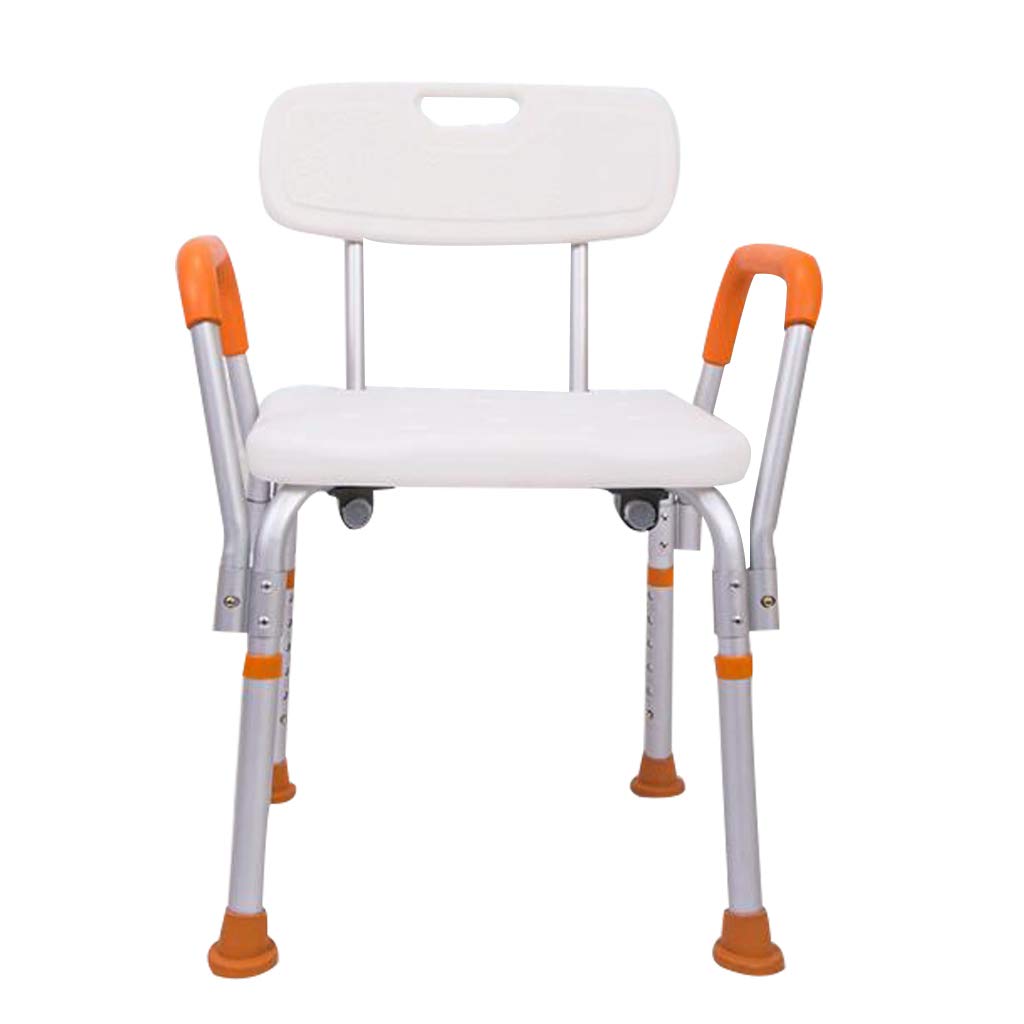 Sécuriser la douche : tabouret de bain réglable avec dossier amovible