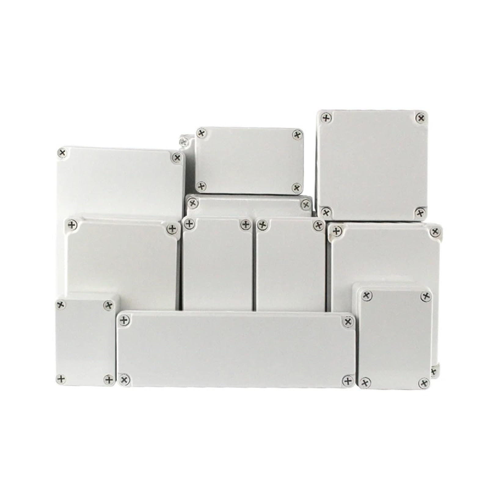 Caja de conexiones estanca Caja de plástico resistente al agua, caja de instrumentos for electrónicos ip67, caja de eléctricos, carcasa de caja de conexiones for exteriores ABS(280x190x130)