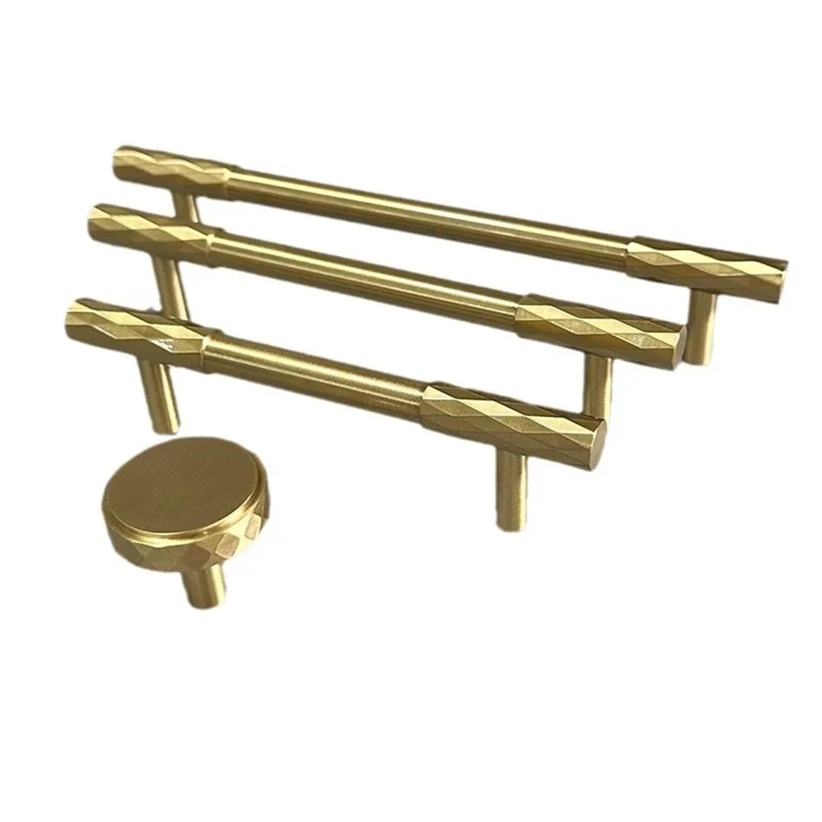 KDHCVKZ 1pcs Diamond Shaped Brass Cabinet Handle European Style Modern Wardrobe Handle Personalized Rolled Flower Drawer Handle(Bronze 96-136)