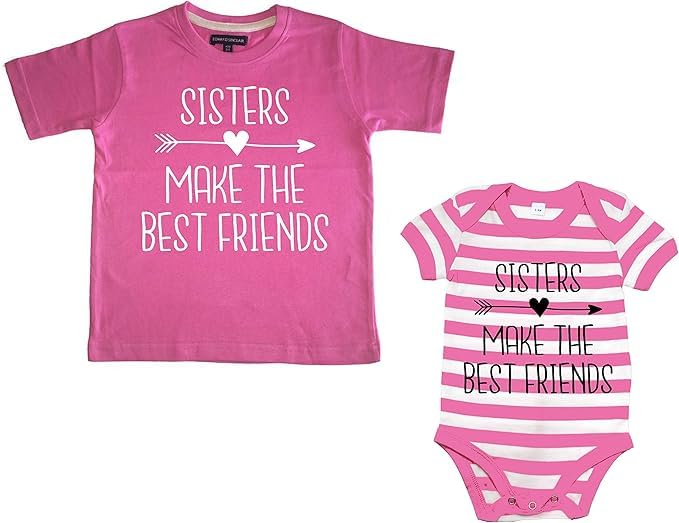 Ensemble t-shirt et body Sisters pour célébrer la complicité entre sœurs
