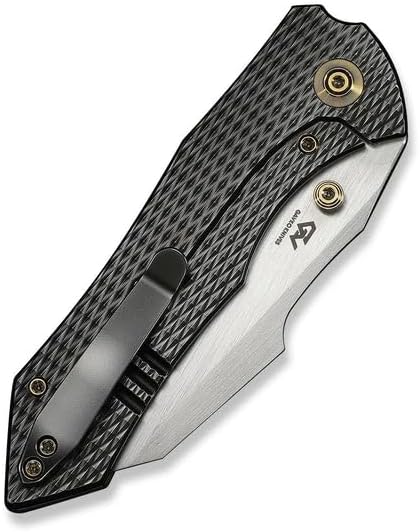 XL Thumb Stud Knife with Titanium Handle (3.48" CPM 20CV Blade) by We Knife