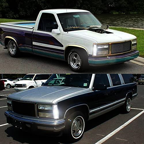 Kenrtir Clear Lens Front Side Marker Corner Lights For 1988 1989 1990 1991 1992 1993 Gmc Suburban Sierra C1500 C2500 C3500 K1500 K2500 K3500 & 1992 1993 Gmc Yukon #TOP7