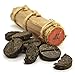 Black Tea “Yunnan Black Tea in Bamboo Leaf Tube” (100 cups) – Loose Leaf Black Tea compressed in small flat portions - Easy Tea - Chinese Yunnan Black Tea Cake - Yunnan Black Breakfast Tea - Fermented