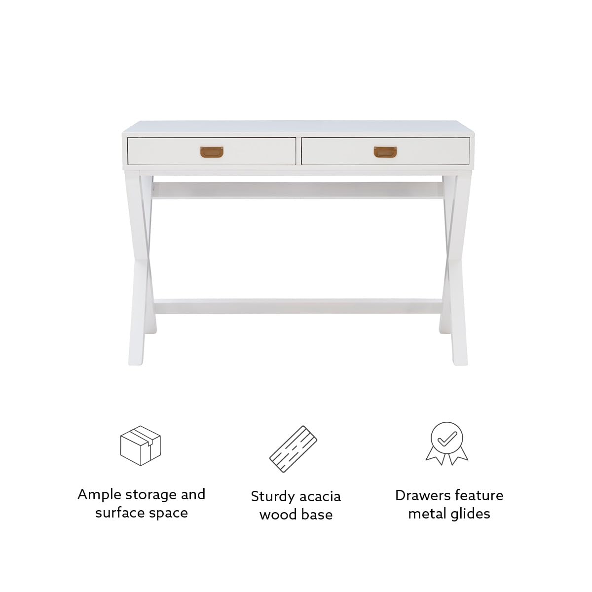 Linon Desk, White