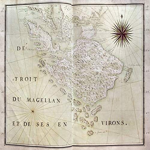 Straits Of Magellan 1696 Nengraved Map French Of The Straits Of Magellan 1696 Poster Print by (24 x 36)