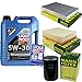 Produktbild Filter Set Inspektionspaket 5 Liter Liqui Moly Motoröl Longtime High Tech 5W-30 MANN-FILTER Innenraumfilter Luftfilter Ölfilter