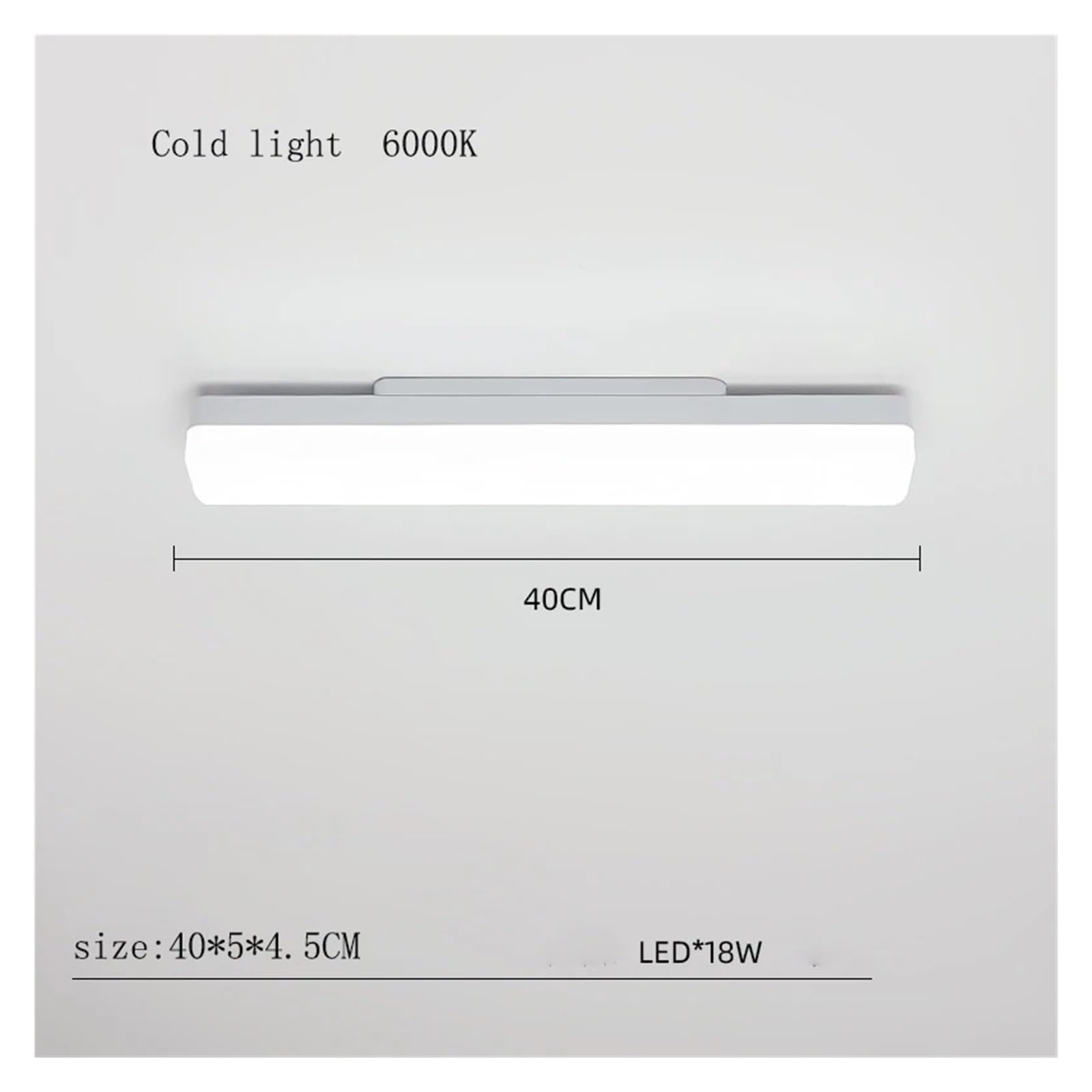 Luces de Imagen para Pared Lámpara de Pared LED con Pilas Baño Luz de Espejo a Prueba de Humedad Decoraciones de Hotel para el hogar Faro de Espejo Luces de Pared de Noche súper Brillantes Luces de