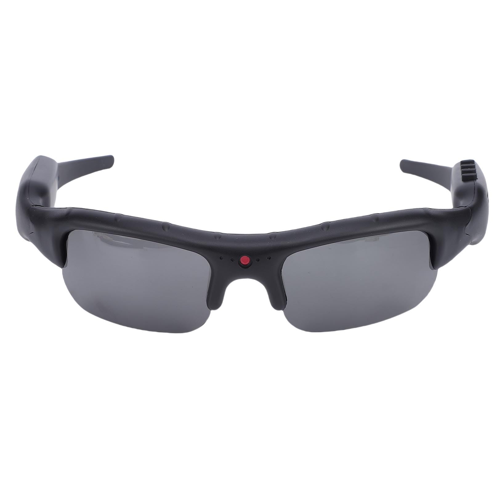Jectse 1080P Camera Glasses Intelligent Anti Shake Broad Filming Perspective with 4 Quick Buttons Timelapse Recording Phone Connectivity