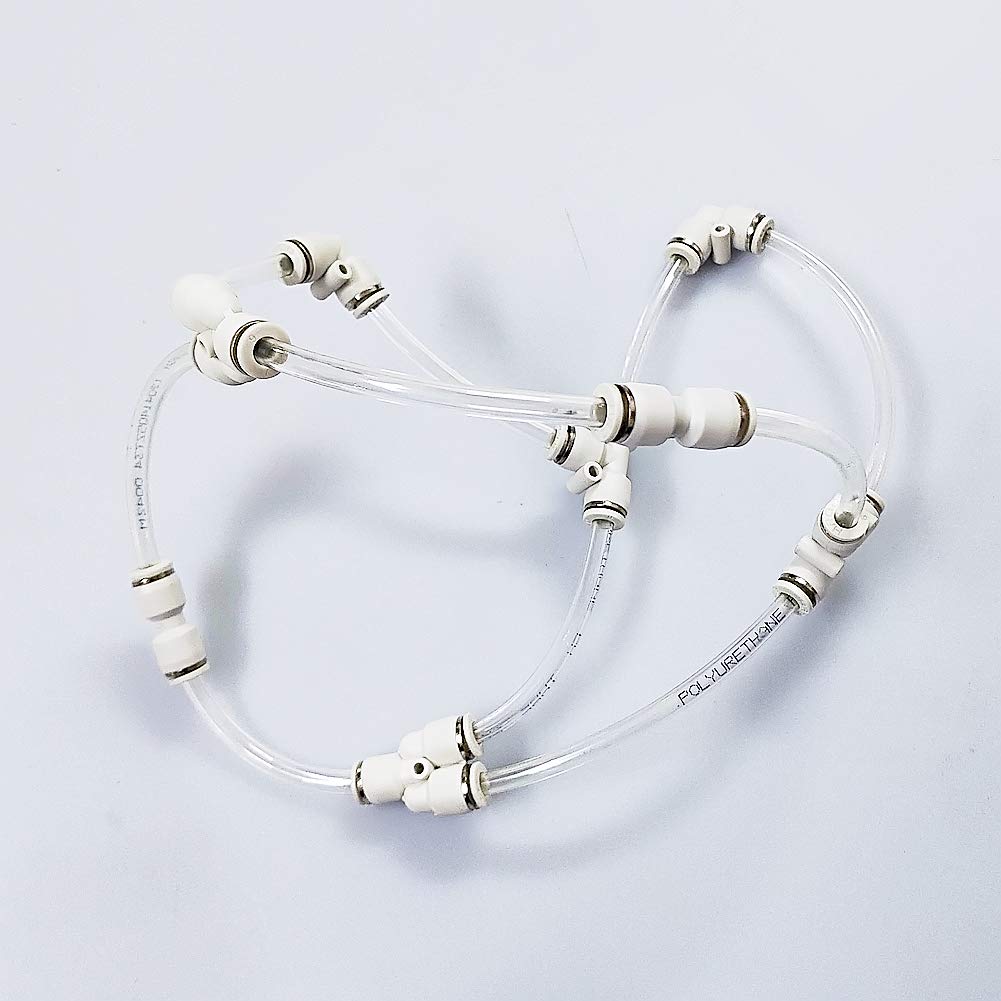 OAIDVEUY Aquarium CO2 Proof Tubing and Quick Connect Fittings CO2 System Improving Kit