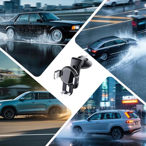 Bomefoi Soporte para teléfono móvil con ventosa para coche, soporte para coche, montaje estable ajustable de 360 grados, flexible, accesorio de coche resistente, soporte de coche portátil ajustable - imagen 4