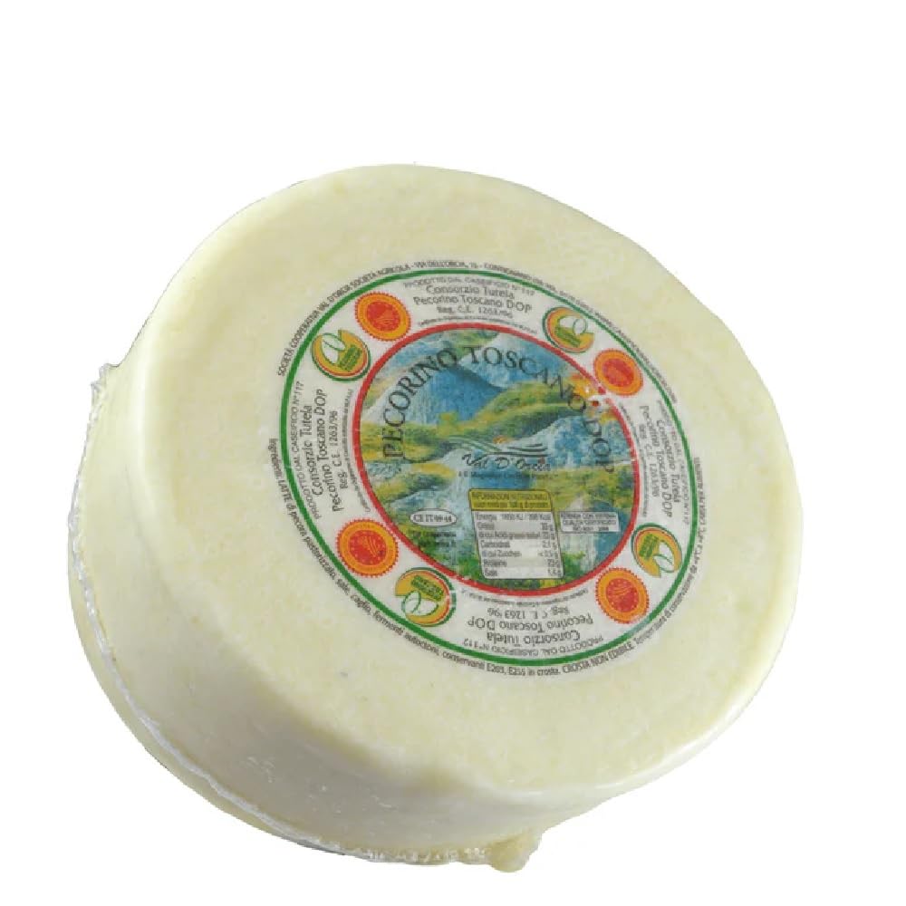 Pecorino Toscano AOP Fromage de Brebis - Formes entières, poids de Kg. 2.0