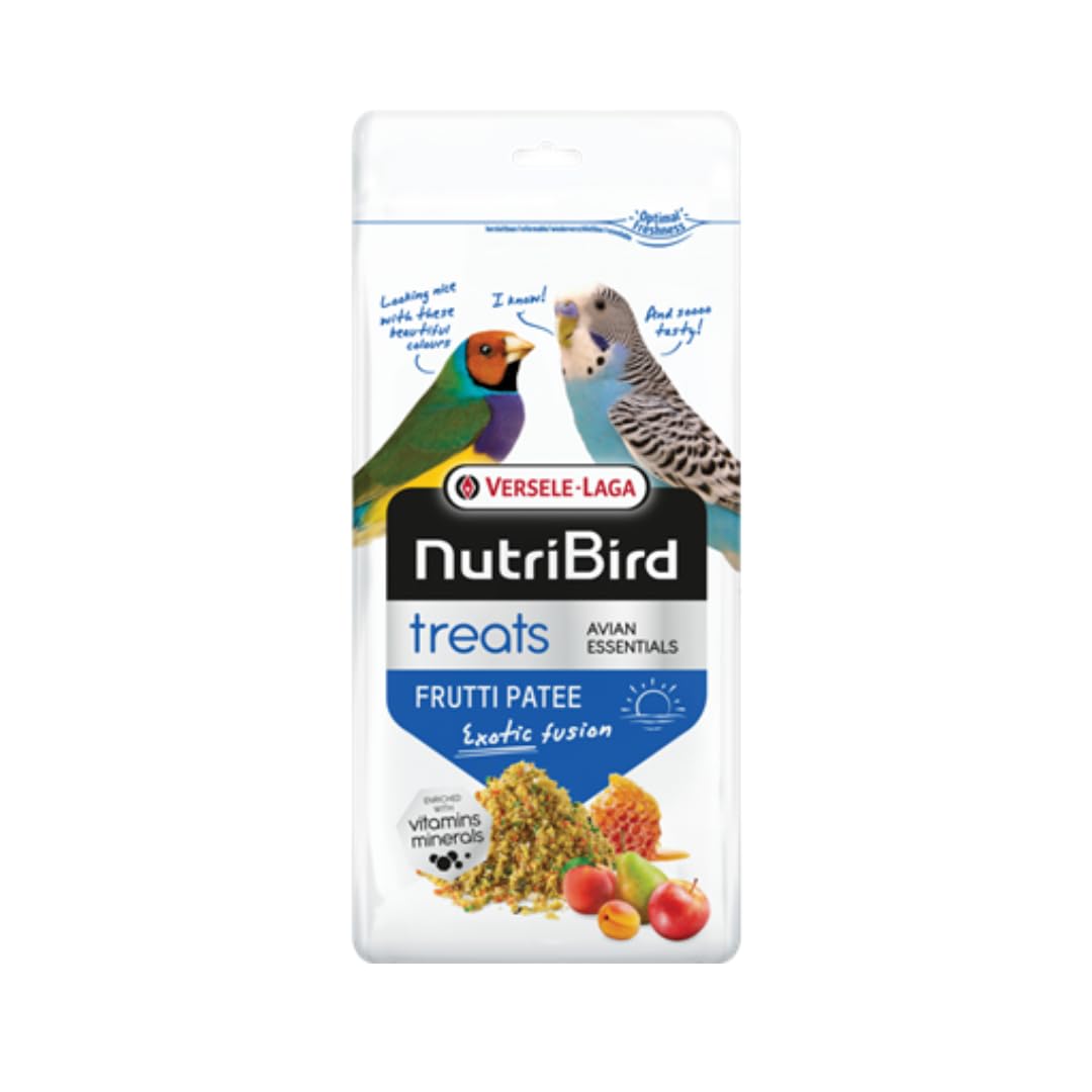 Versele-Laga NutriBird Treats Frutti Patee Exotic Fusion | 250g | For small ornamental birds | With vitamins, minerals & trace elements | With lysine & methionine