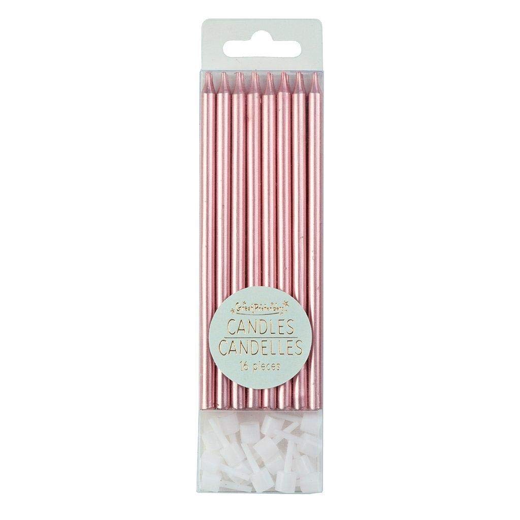 Great Pretenders97700 Candles Metallic (16 pcs), Multi-Coloured (Multi-Coloured)