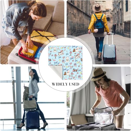 Image of ZORBES Magic Grippy Camera Lens Wrapping Cloth 55x55cm with Non-Slip Waterproof Silicone-Coated Fabric, Fashion Print Multi-Use Organizer Wrap for Tools, Gear, and Accessories