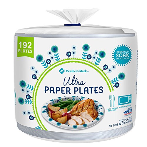 Member's Mark Ultra Paper Plate - 10 1/16
