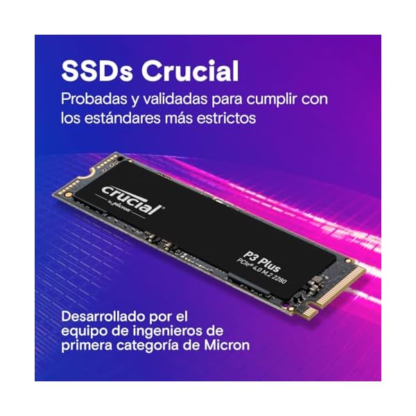 Crucial P3 Plus SSD 2TB PCIe Gen4 M.2 Hasta 5.000 MB/s - Image 5