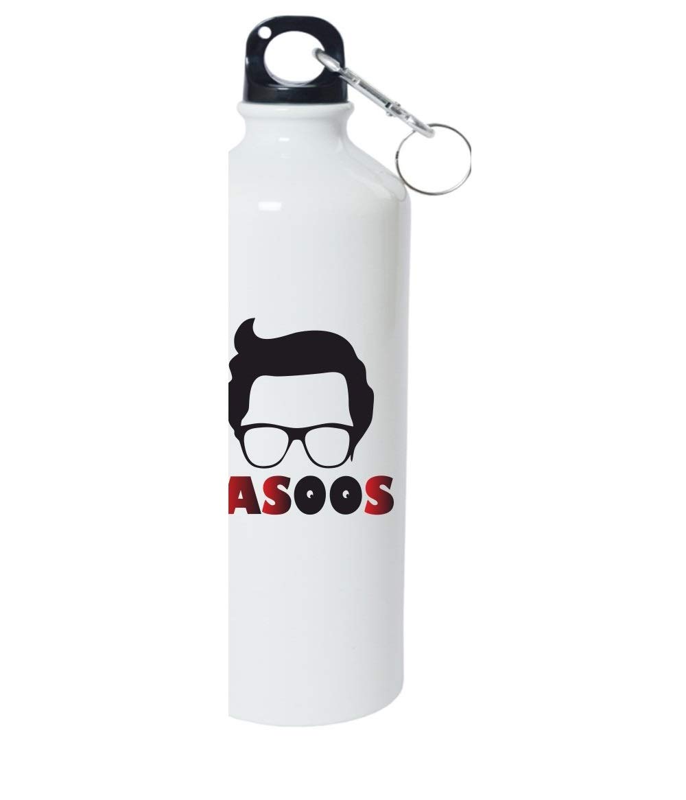 Crazy Sutra Classic Printed Quote Water Bottle/Sipper - 600Ml (Jasoos_Sh)-picture-25