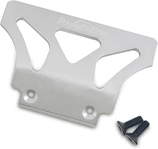 Powerhobby Aluminum Oversized Front Bumper FITS: Traxxas Stampede Rustler Bandit (Silver)