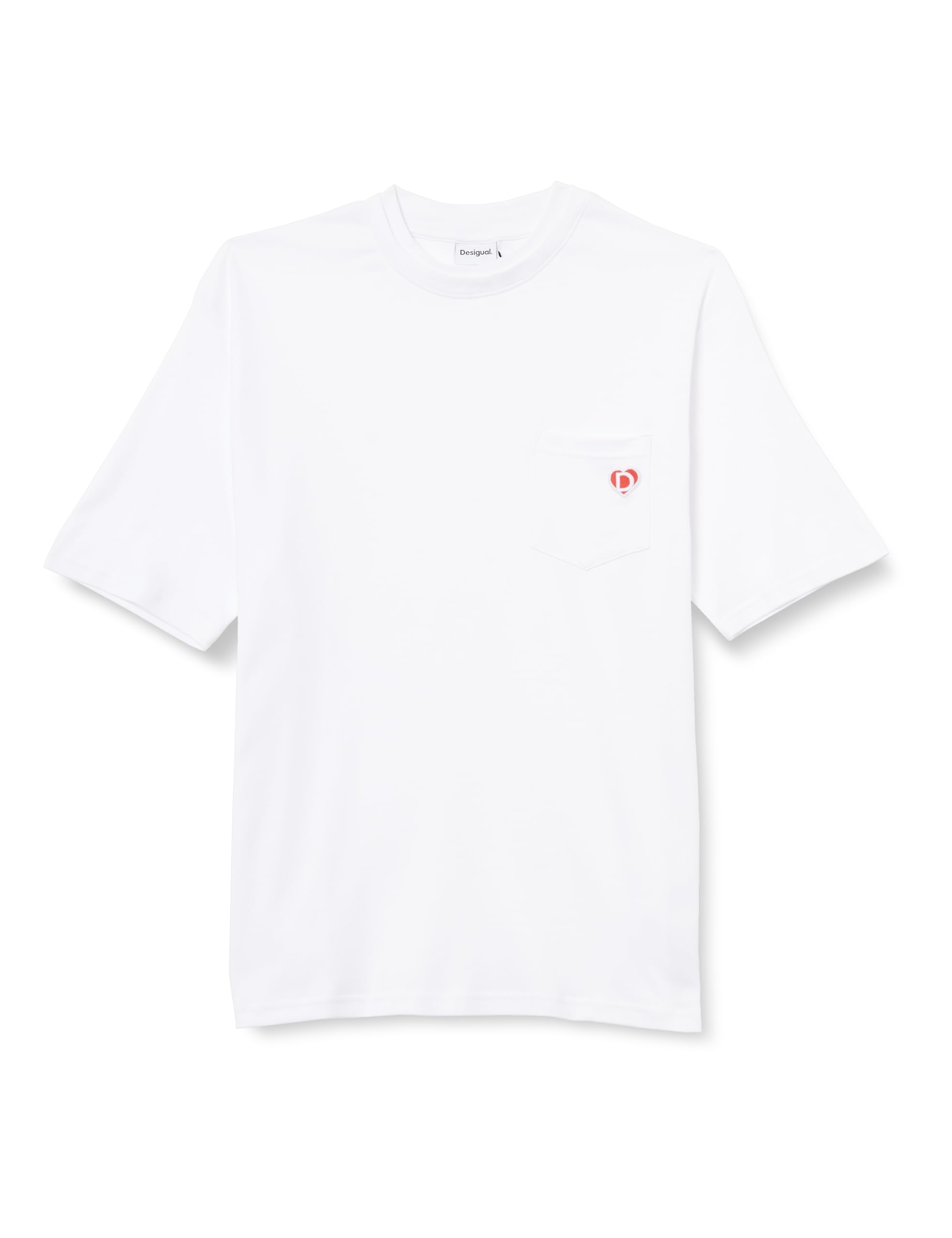 Desigual Man Template 1 Colour, 1000 Blanco, XXL, White, XXL