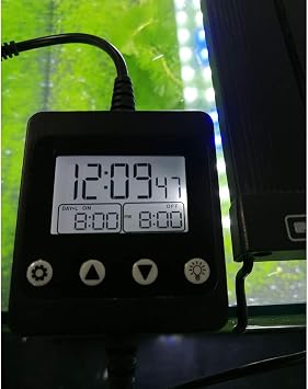 Aquarium Light Timer Fish for Light Controller and Dimmer 24 Hour Program for 5V-30V Sunset Simulation