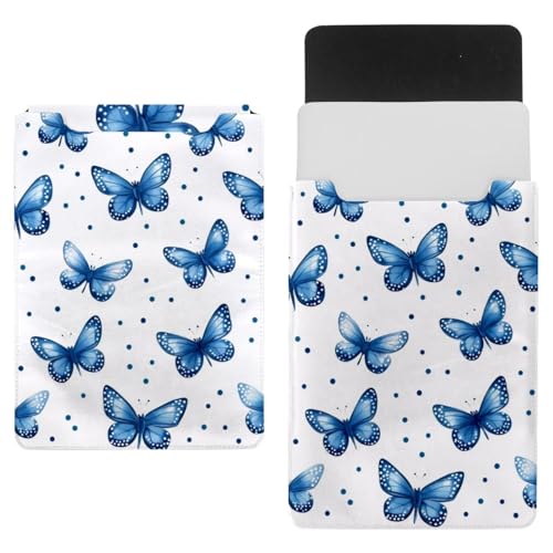 Funda para portátil de 35 x 25,9 cm lunares azul funda protectora ligera