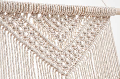 Dahey 2 Pcs Macrame Wall Hanging Decor Woven Wall Art Macrame Tapestry Boho Chic Home Decoration For Apartment Bedroom Nursery Gallery,13" W×27" L And 13''W×29" L #TOP4