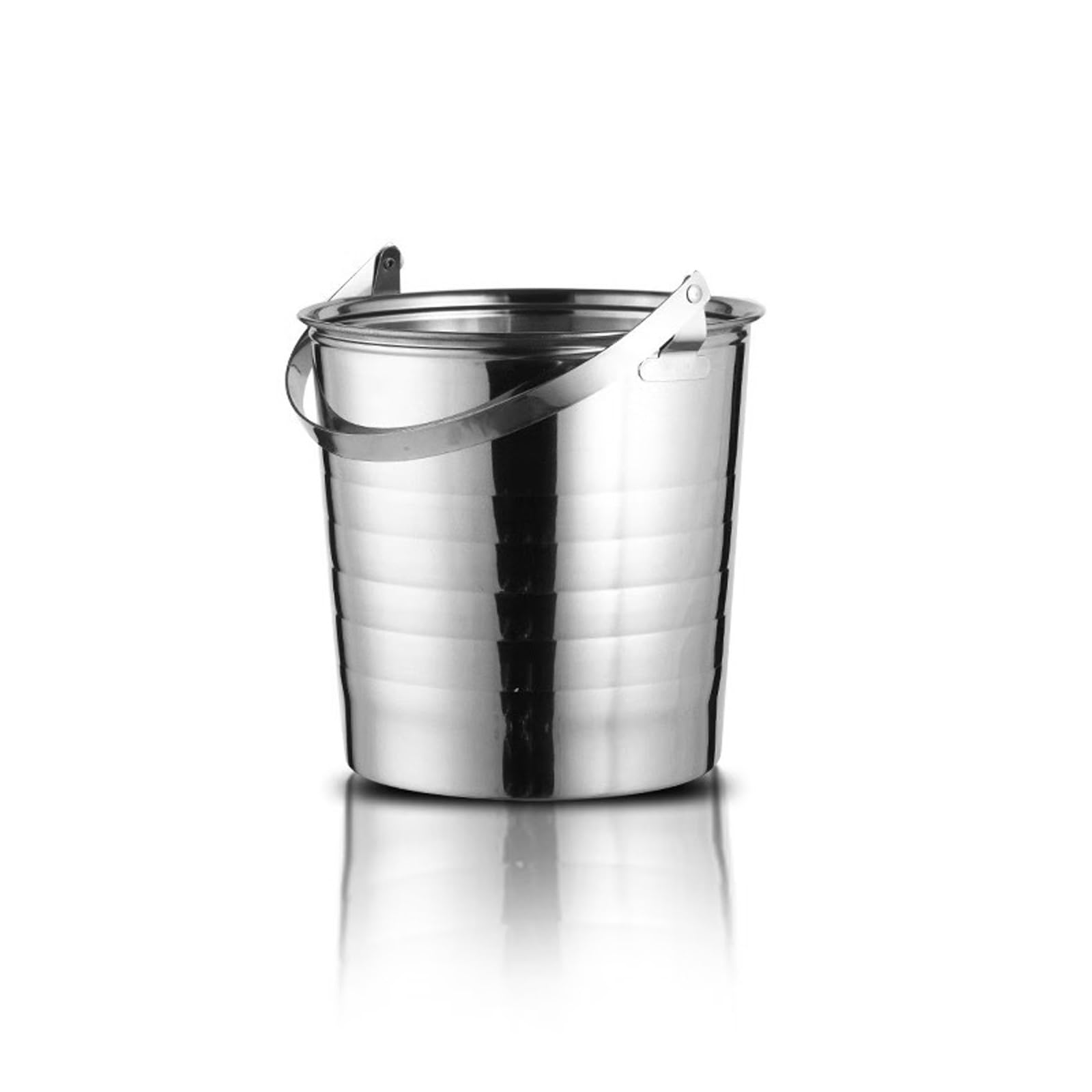 Secchiello per Il Ghiaccio Secchiello per Il Ghiaccio in Acciaio Inossidabile Isolato con Maniglia Portatile e Comoda, Ideale per Cocktail Bar, Feste, Vino Fresco, secchielli per Il Ghiaccio