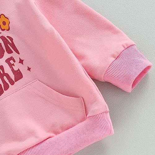 Thefound Baby Girl Halloween Outfit Infant Hoodie Pullover Long Sleeve Sweatshirt Top Shirt Toddler Onesie Casual Fall Outfit (Pink, 12-18 Months) #TOP6