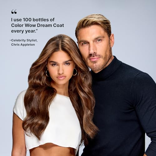 6. Bild von Color Wow Dream Coat Anti Frizz Spray für superglattes Haar, Hitzeschutz für Haare hält bis zu 3 Haarwäschen, Glanzspray für geschmeidige Haare, 50ml 50 ml (1er Pack)