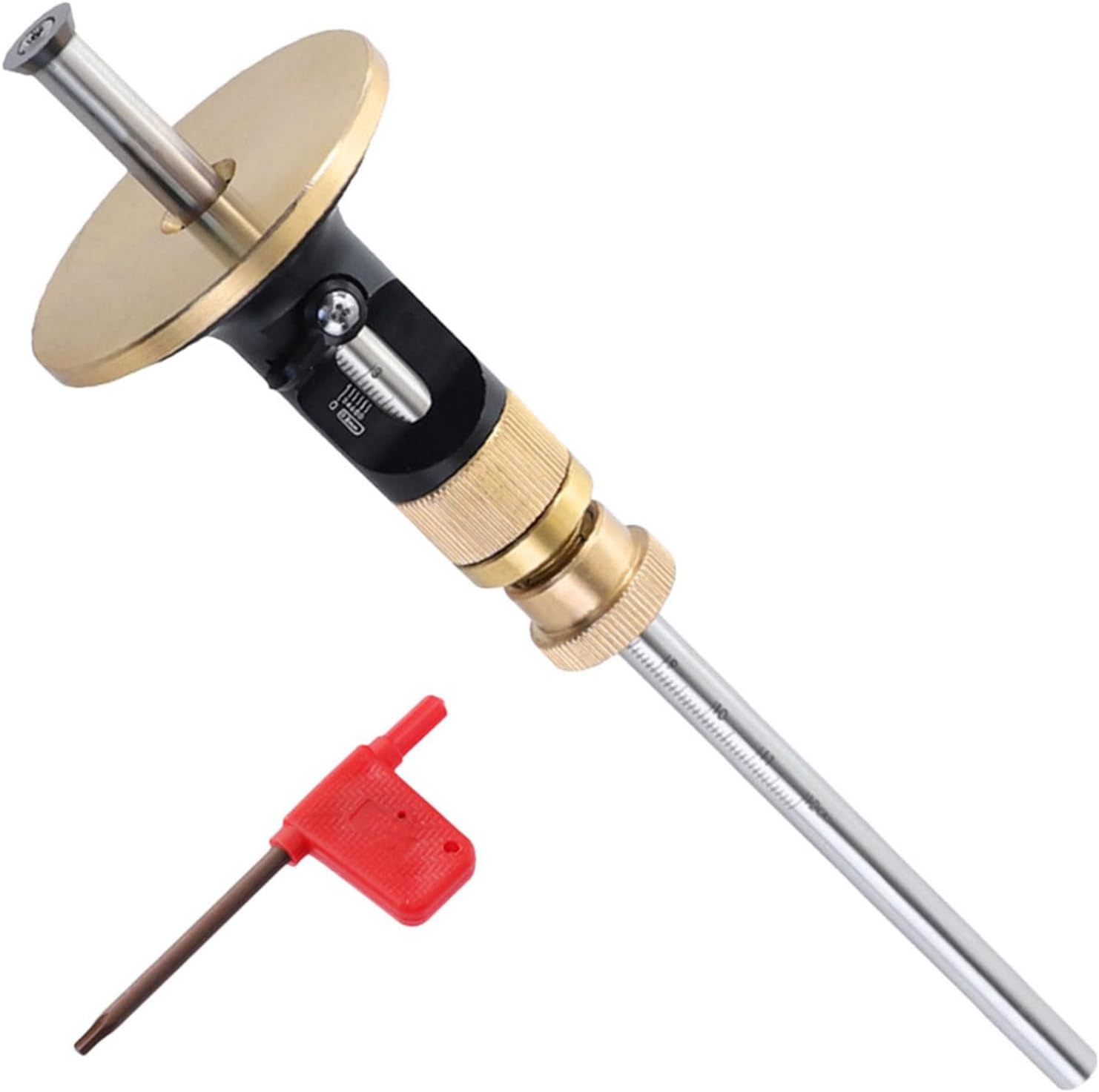 Carpenter Marking Gauge Fine-tuning Scribe Gauge Hard Alloy Blade Parallel Line Drawing Tool Woodworking Mortise Marking Carpenters