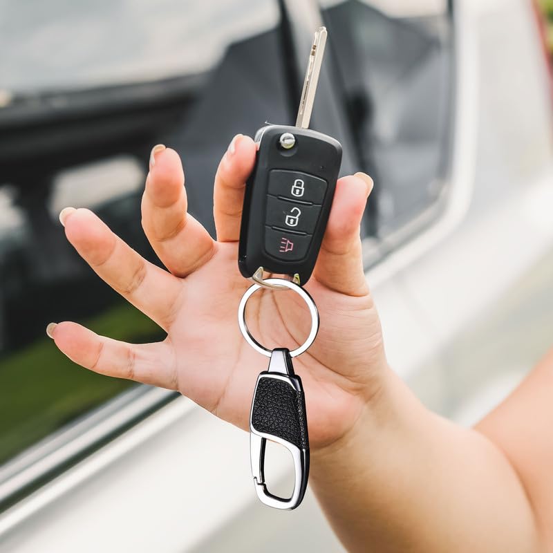 Image of Kraptick Keychain - Unisex Stainless Steel Key Holder for Bike, Car, Scooter & Home Compact Durable Rust-Resistant Keyring for Travel, Office & Daily Use-VV