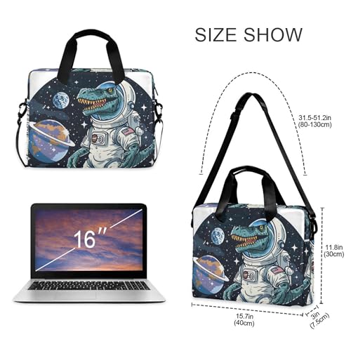Funda para Laptop ALAZA Dinosaurio Espacial 13-15.6 pulg miniatura 4