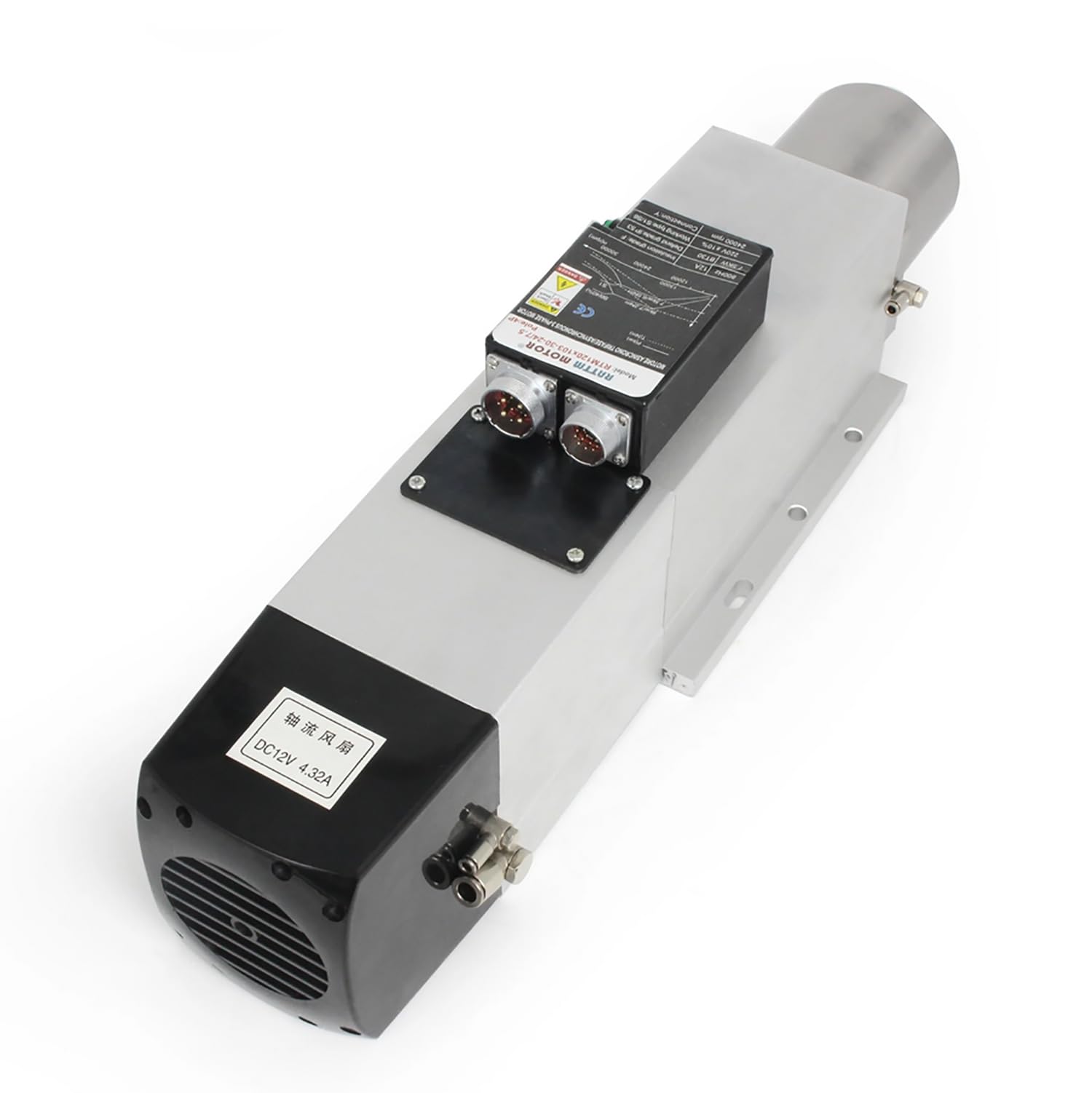 RATTMMOTOR CNC 4,5 KW, mandrino di raffreddamento ad aria, ATC, motore automatico cambio utensili, BT30,220 V, mandrino di fresatura ad aria, 24000 giri/min, 800 Hz per fresatura CNC