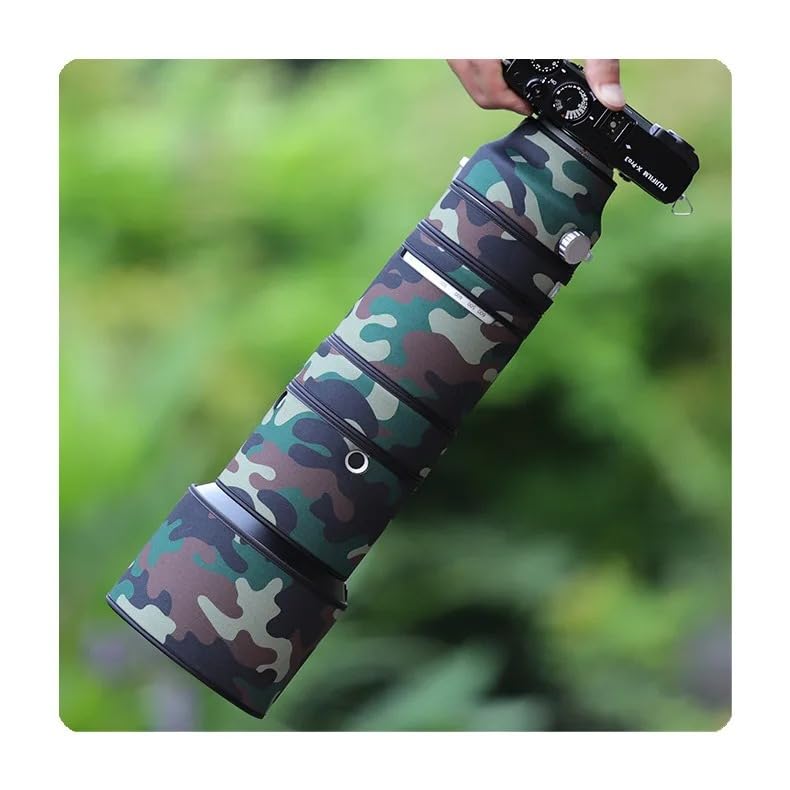 CHASING BIRDS Camouflage Waterproof Lens Cover For FUJIFILM XF 150-600mm - Neoprene Protective Sleeve (Includes 1.4X TC Cover)