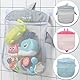 3 Stück Badezimmer-Aufbewahrungs-Netztaschen, Badezimmer-Accessoires, niedliche Tier-Aufbewahrungstaschen, Badespielzeug-Aufbewahrung, Aufbewahrungstaschen mit Saugnäpfen, Aufbewahrungs-Hängetaschen