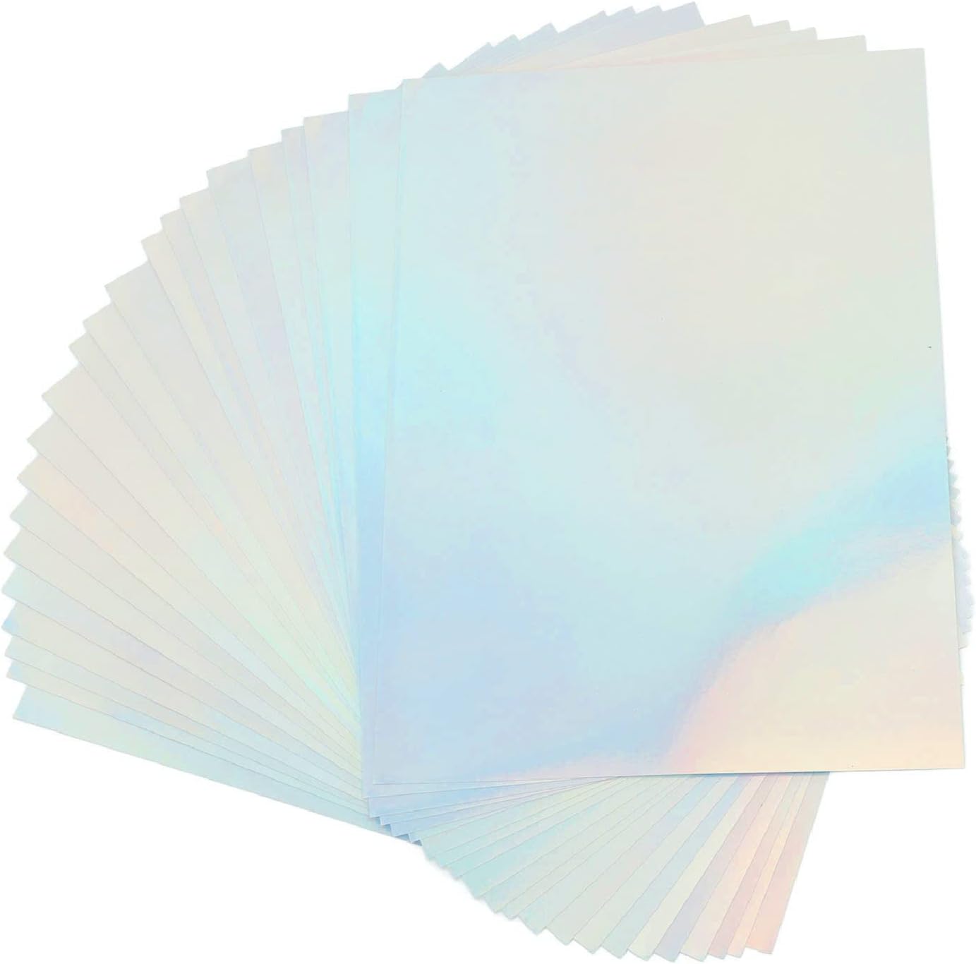 100 Hojas De Papel Adhesivo Transparente Ipriible Para Ipresora De Inyección De Tinta De 85 X