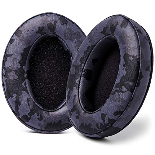 WC Wicked Cushions Upgraded Replacement Earpads for ATH M50X - Fits Audio Technica M40X / M50XBT / HyperX Cloud & Cloud 2 / SteelSeries Arctis 3/5 / 7 / 9X & Pro Wireless/Stealth 600  Black Camo