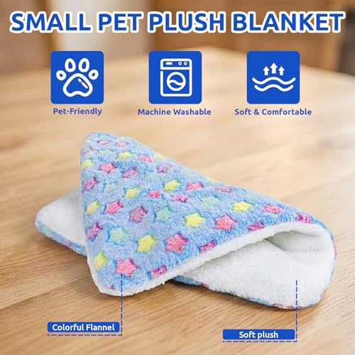 2PCS Rabbit Plush Bed, Cozy Guinea Pig Beds, Soft Warm Bunny Mat for Small Animals, Hedgehog, Chinchilla, Squirrel,Hamster - Image 3