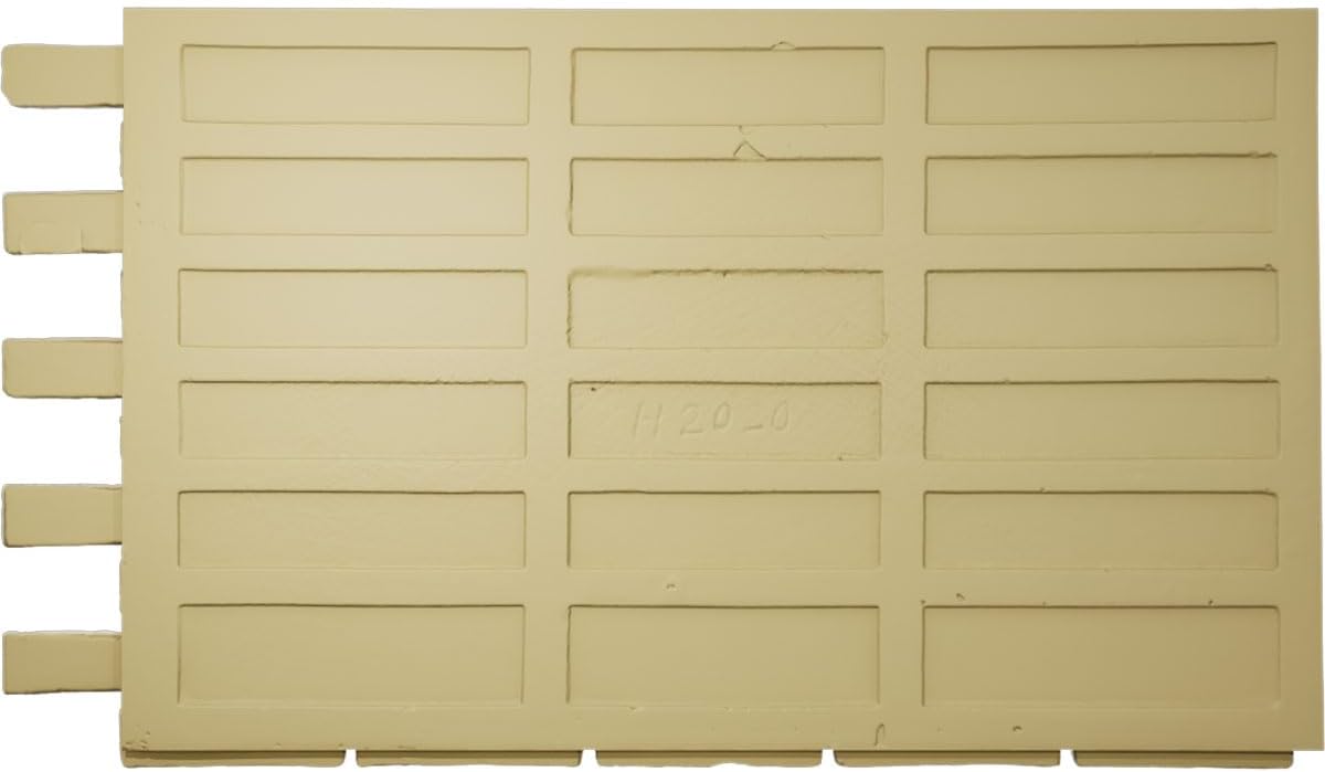EverStone Aged Brick Faux Brick Panel, 46 7/8" W x 27" H x 1 1/4" D, Farmhouse Color