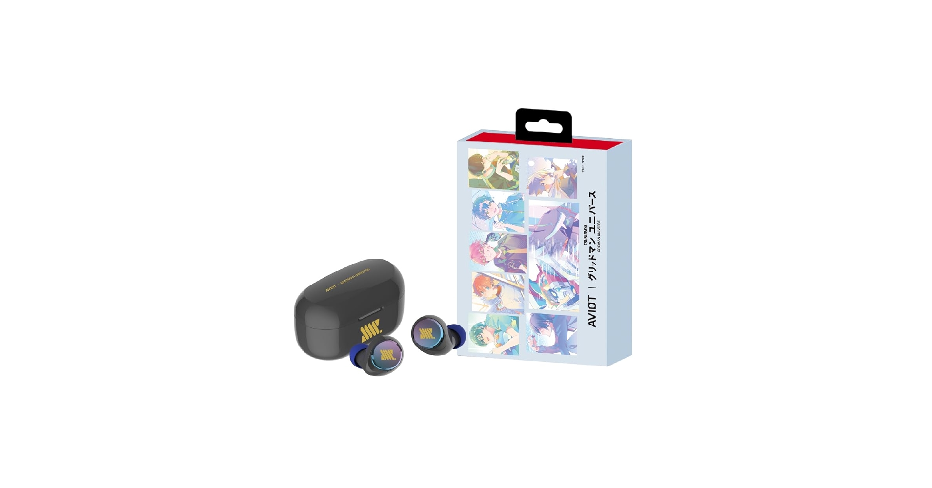 AVIOT×グリッドマンコラボ　TE-D01v-GMU & TE-V1R-GMT Amazon.com: AVIOT GRIDMAN Universe Wireless Earbuds TE-D01v