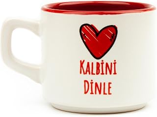 PALTO TASARIM Kalbini Dinle Beyaz Venüs Kupa - Hediye Seramik Kupa