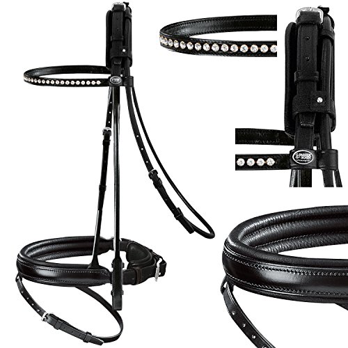 Bridon rond Neptune Passier filet de dressage en cuir pour cheval de sport