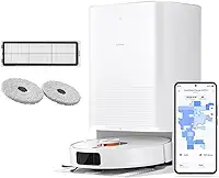 XIAOMI Robot Vacuum X20 Pro - Robot aspirador e limpa-chão com sistema inteligente de navegação a laser (LDS), sucção de 7000 Pa, caminhos de limpeza em zigue-zague, branco (versão ES)