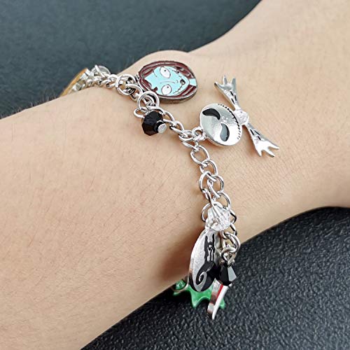Kangshun Anime The Nightmare Before Christmas Jack Skeletron Sally Zero Charm Bracelet For Christmas Gift #TOP2