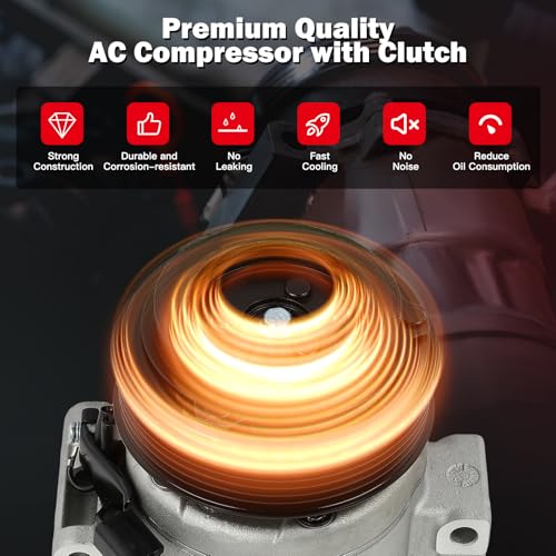 Image of Air Conditioning Compressor for Mazda 3 6 3 Sport 2.0L 2.3L 2.5L 2012-2021