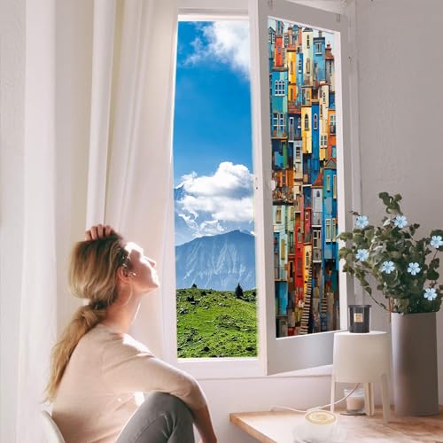 Película para ventana decorativa 27.6x47.2 pulgadas miniatura 5
