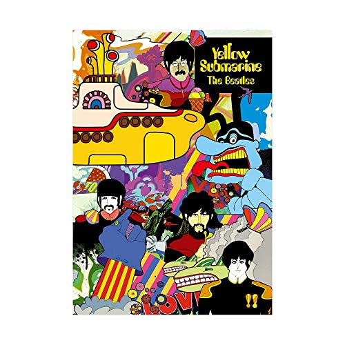 L’affiche du sous-marin jaune des Beatles | Imprimé sous-marin jaune | Impression encadrée ou non encadrée | A3 (42.0×29… - Les Beatles, Paul McCartney, John Lennon, RIngo Starr, George Harrison L'affiche du sous-marin jaune des Beatles | Imprimé sous-marin jaune | Impression encadrée ou non encadrée | A3 (42.0x29…