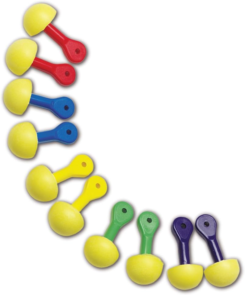 321-2200 Express Pod Uncorded Earplugs with Assorted Colored Grips